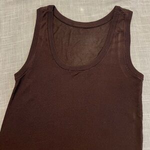 Brown Mesh TankTop